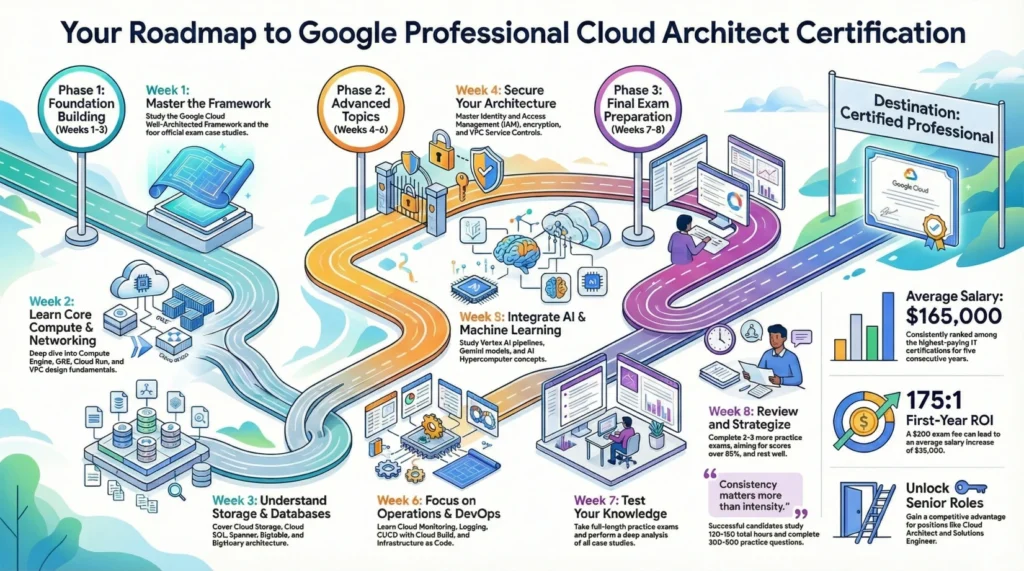 ROADMAP to Google Professional Cloud Architect