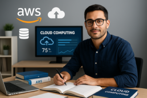 AWS Certified SysOps Administrator – Associate study guide 2026 with cloud computing and exam prep visuals